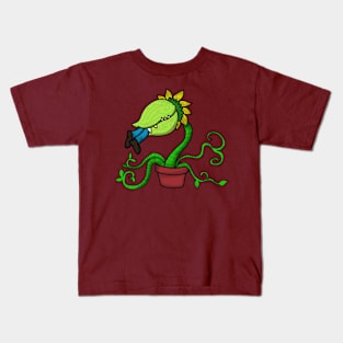 man eating plant Kids T-Shirt